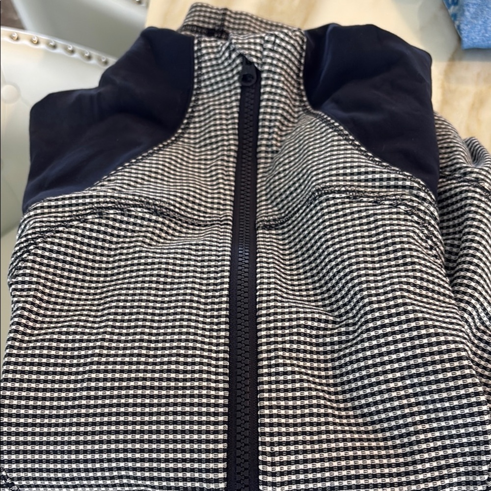 Black and White Checkered Jacket